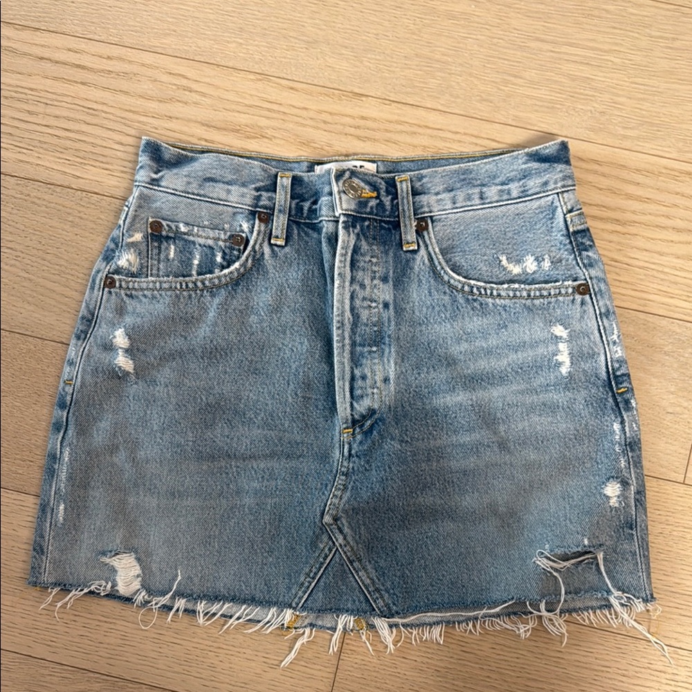 Agolde denim skirt
